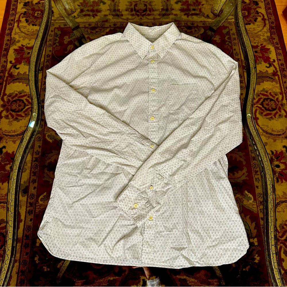 All Saints 100% Cotton Nissan LS Flannel Shirt